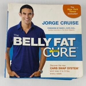 The Belly Fat Cure Jorge Cruise Carb Swap System Spiral Bound Diet Health Book